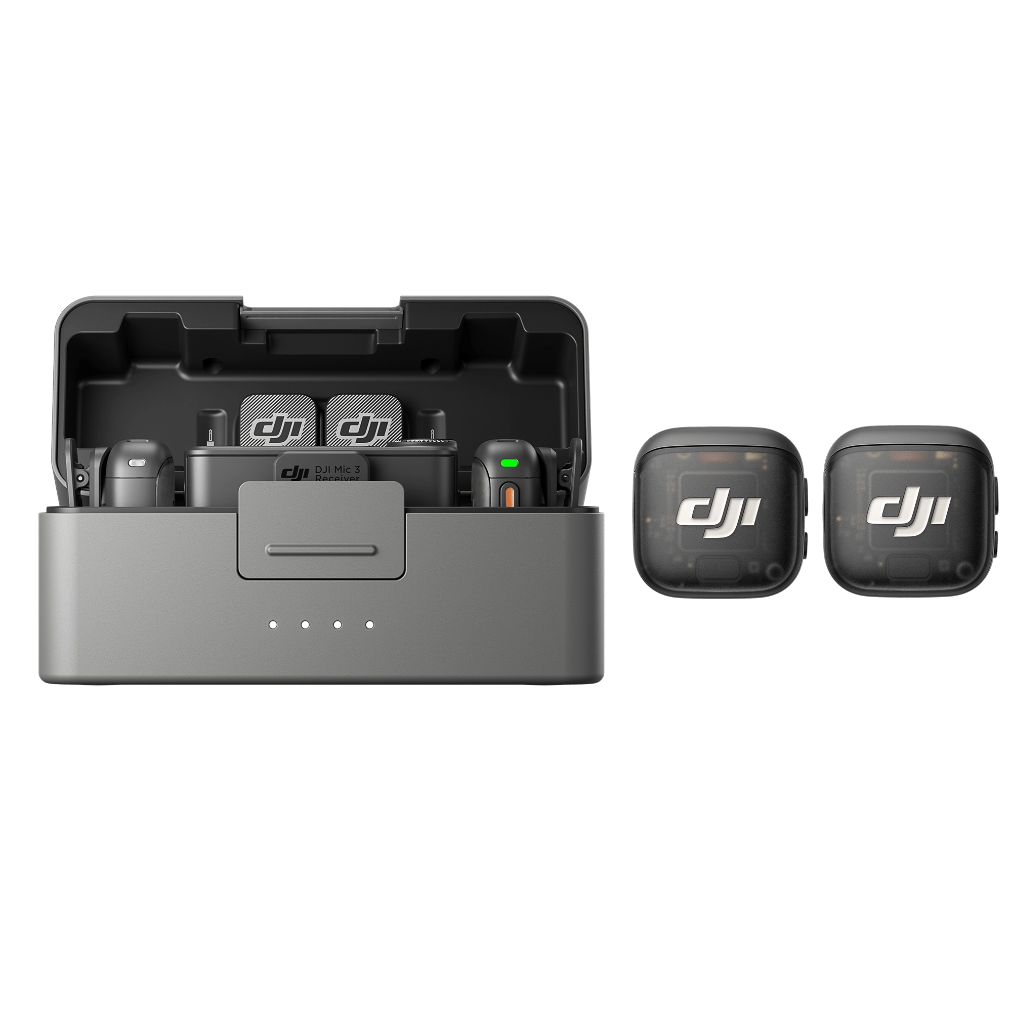 DJI Mic 3 (2 TX + 1 RX) Miktofon Seti