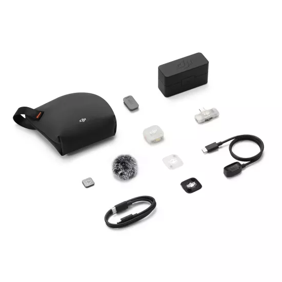 DJI Mic Mini 2S (1TX + 1RX + Şarj Kutusu)