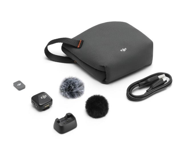 DJI MIC Mini Transmitter Aktarıcı(Siyah)
