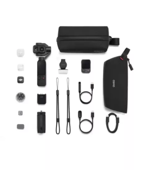 DJI Osmo Pocket 4 Pro 4P Vlog Combo - 64 GB Sd Kart Hediyeli